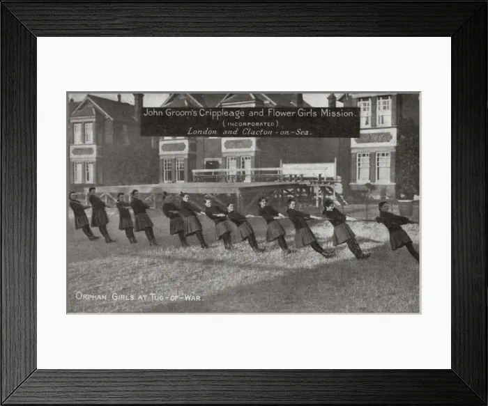 Framed Print : Grooms Orphanage, Clacton - Tug-of-War Framed Print : Grooms Orphanage, Clacton - Tug-of-War