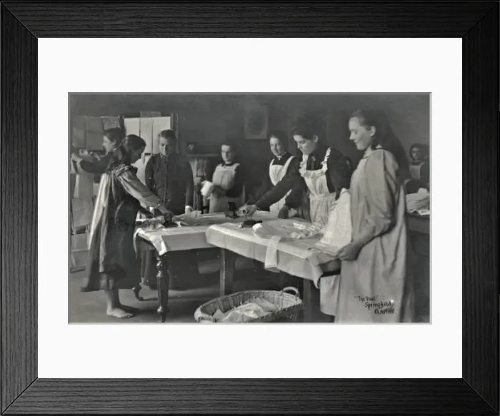Framed Print : The Nest, Clapton - Ironing Framed Print : The Nest, Clapton - Ironing