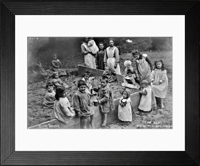 Framed Print : The Nest, Clapton - Sandpit Framed Print : The Nest, Clapton - Sandpit