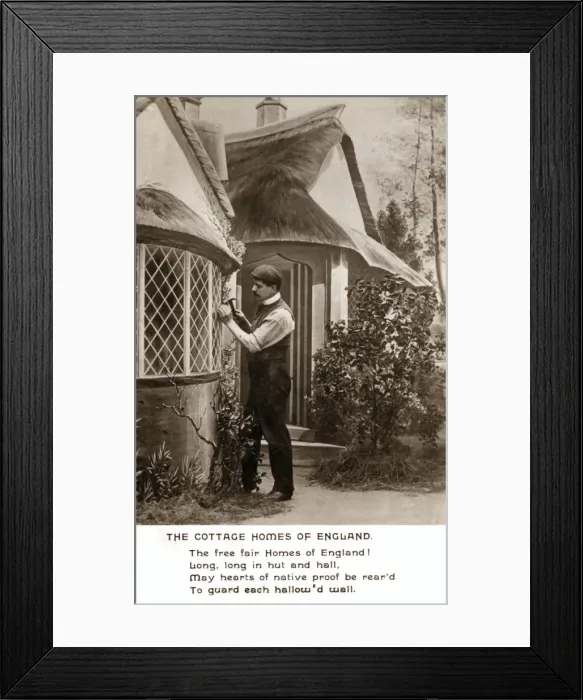 Framed Print : The Cottage Homes of England