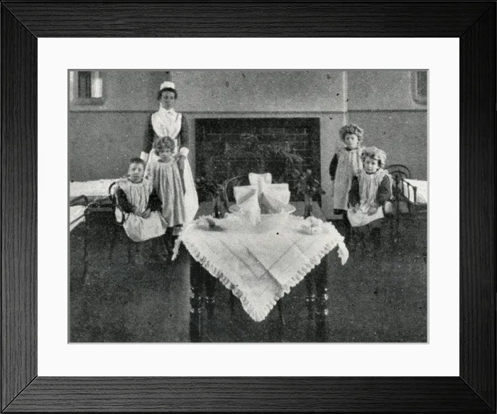 Framed Print : Derby Railway Servants Orphanage Children in the Sanatorium Framed Print : Derby Railway Servants Orphanage Children in the Sanatorium