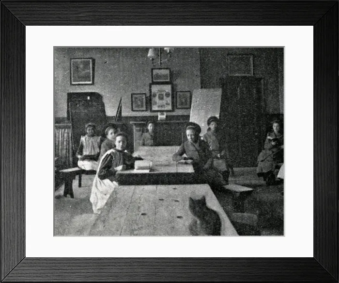Framed Print : Derby Railway Servants Orphanage Girls Day Room Framed Print : Derby Railway Servants Orphanage Girls Day Room
