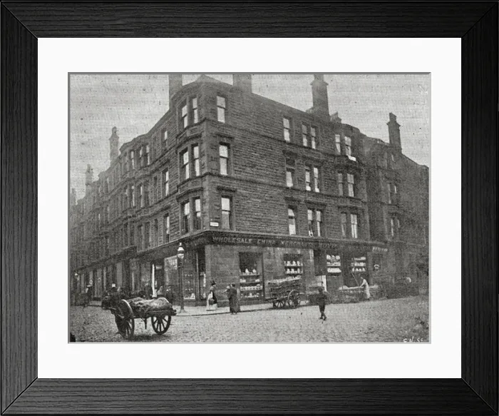 Framed Print : Glasgow Block of Artisans Dwellings Framed Print : Glasgow Block of Artisans Dwellings