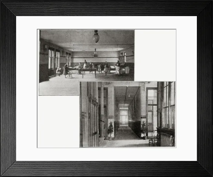 Framed Print : Glasgow Municipal Family Home interiors Framed Print : Glasgow Municipal Family Home interiors