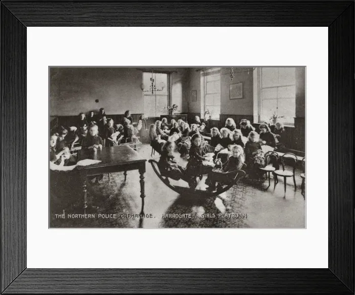 Framed Print : Harrogate Northern Police Orphanage - Girls Playroom Framed Print : Harrogate Northern Police Orphanage - Girls Playroom