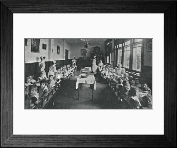 Framed Print : Barnardos Babies Castle, Hawkhurst - Dinner Time Framed Print : Barnardos Babies Castle, Hawkhurst - Dinner Time