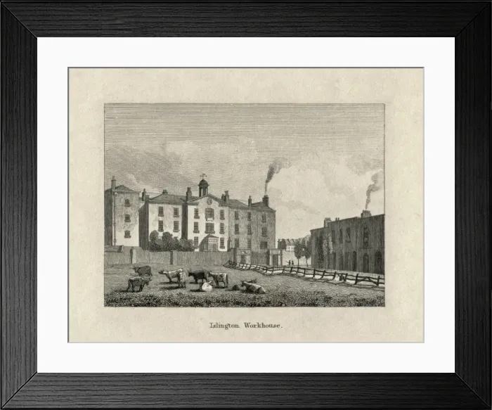 Framed Print : Islington Parish Workhouse Framed Print : Islington Parish Workhouse