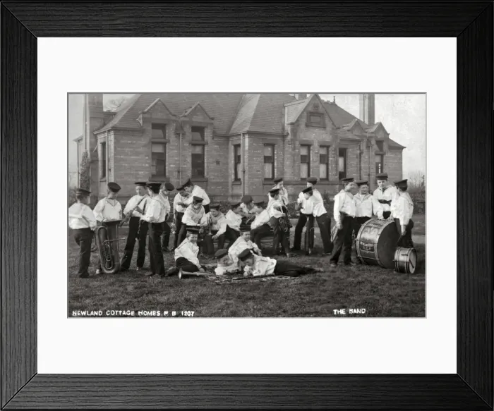 Framed Print : Newland Cottage Homes, Hull - Band Framed Print : Newland Cottage Homes, Hull - Band