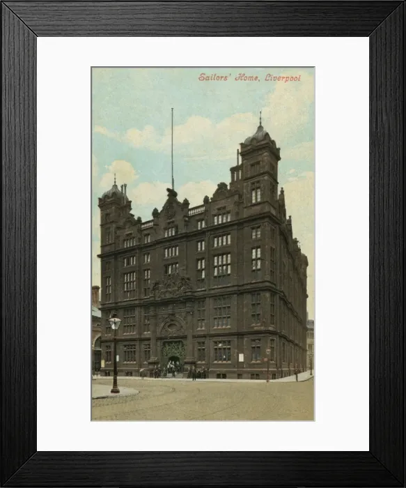 Framed Print : Liverpool Sailors Home Framed Print : Liverpool Sailors Home