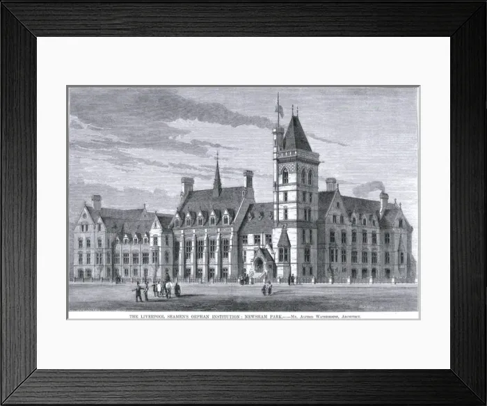 Framed Print : Liverpool Seamens Orphanage Framed Print : Liverpool Seamens Orphanage