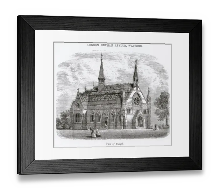 Framed Print : London Orphan Asylum, Watford, Chapel Framed Print : London Orphan Asylum, Watford, Chapel