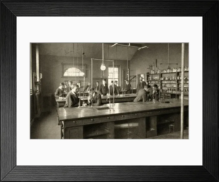 Framed Print : London Orphan Asylum, Watford - Boys Laboratory Framed Print : London Orphan Asylum, Watford - Boys Laboratory