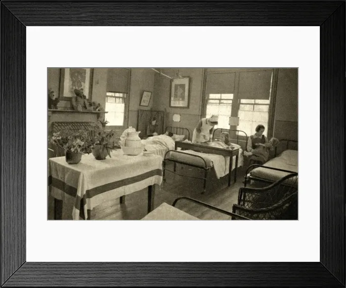Framed Print : London Orphan Asylum, Watford - Infirmary Girls Ward Framed Print : London Orphan Asylum, Watford - Infirmary Girls Ward