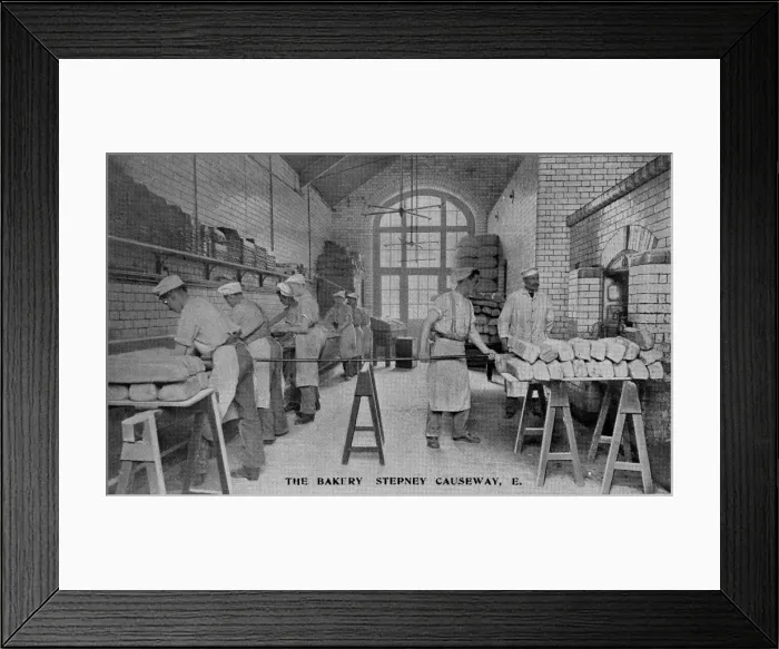 Framed Print : Barnardos Home, Stepney Causeway, London - Bakery Framed Print : Barnardos Home, Stepney Causeway, London - Bakery