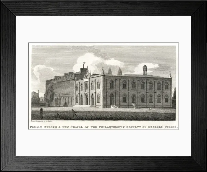 Framed Print : London St Georges in the Fields Philanthropic Society Refor Framed Print : London St Georges in the Fields Philanthropic Society Refor