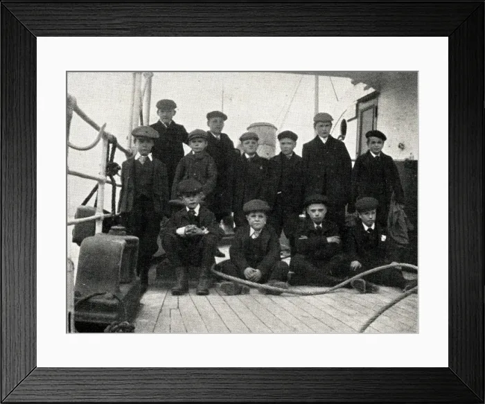 Framed Print : Macpherson Boys en route to Canada Framed Print : Macpherson Boys en route to Canada