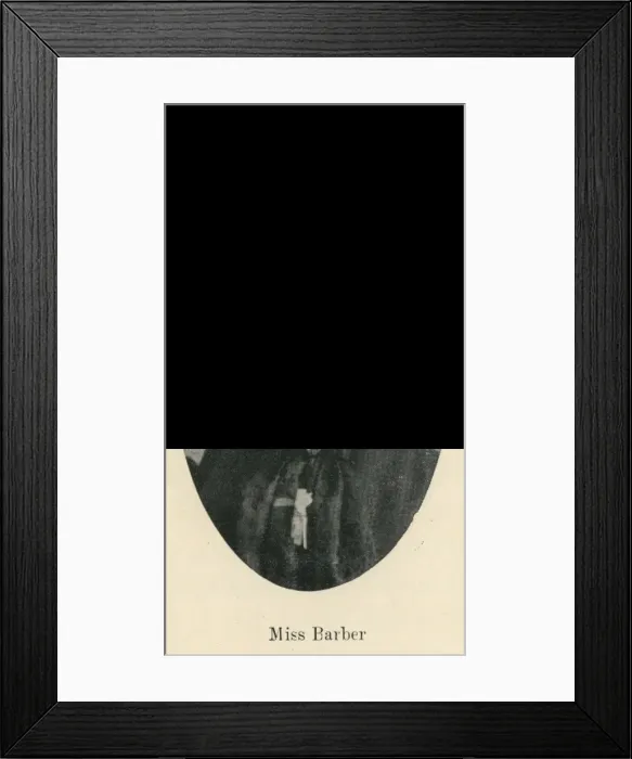 Framed Print : Miss Emma Barber Framed Print : Miss Emma Barber