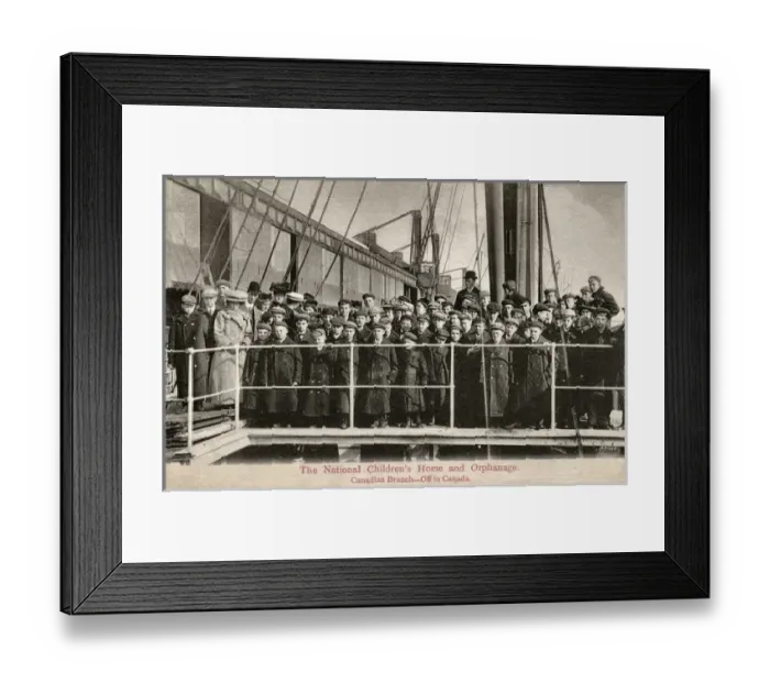 Framed Print : National Childrens Home (NCH) Boys Off to Canada Framed Print : National Childrens Home (NCH) Boys Off to Canada