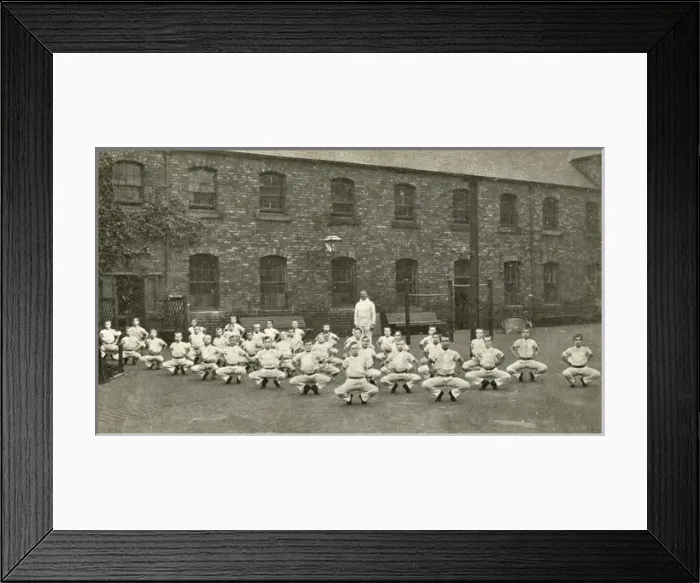 Framed Print : Newcastle-upon-Tyne Industrial School - Gymnastics Framed Print : Newcastle-upon-Tyne Industrial School - Gymnastics
