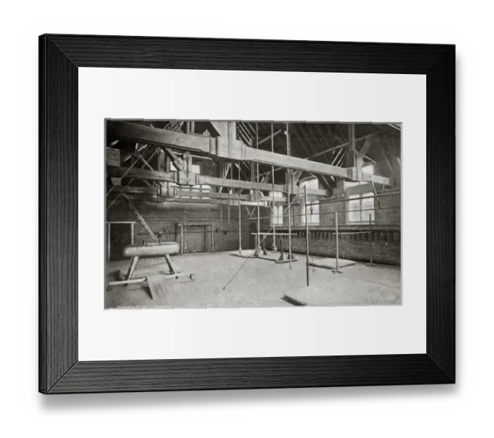 Framed Print : Commercial Travellers Schools, Pinner - Gymnasium Framed Print : Commercial Travellers Schools, Pinner - Gymnasium