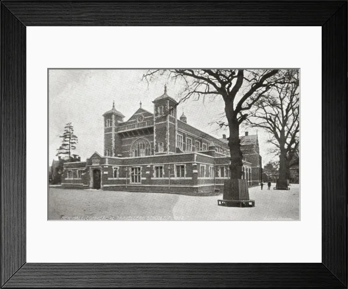 Framed Print : Commercial Travellers Schools, Pinner - New Hall Framed Print : Commercial Travellers Schools, Pinner - New Hall