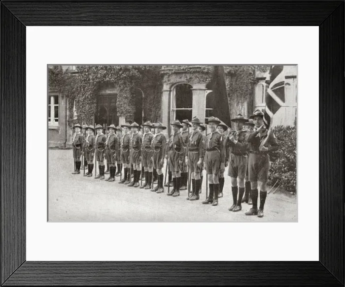 Framed Print : Provincial Police Orphanage, Redhill - Scout Troop Framed Print : Provincial Police Orphanage, Redhill - Scout Troop