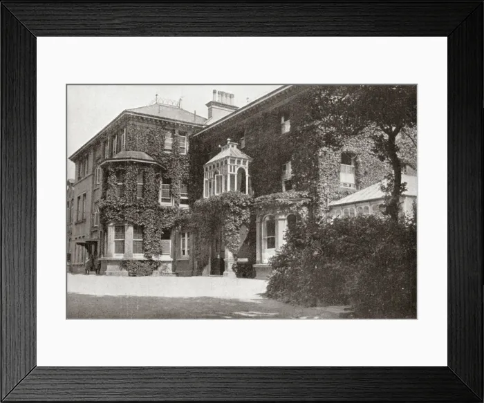 Framed Print : Provincial Police Orphanage, Redhill - Rear View and Entranc Framed Print : Provincial Police Orphanage, Redhill - Rear View and Entranc