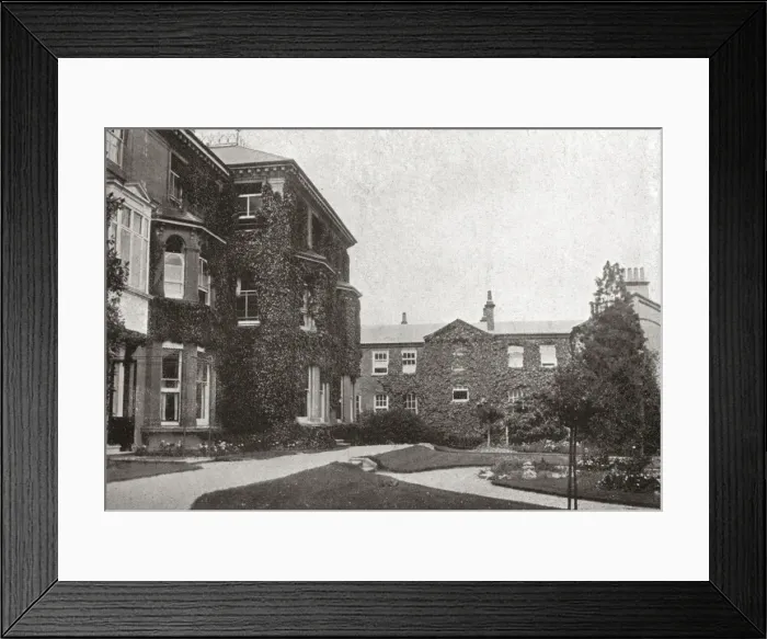 Framed Print : Provincial Police Orphanage, Redhill - House and Garden Fron Framed Print : Provincial Police Orphanage, Redhill - House and Garden Fron