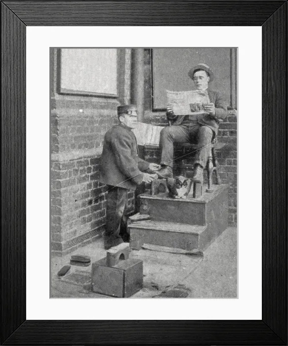 Framed Print : A London Shoeblack Framed Print : A London Shoeblack