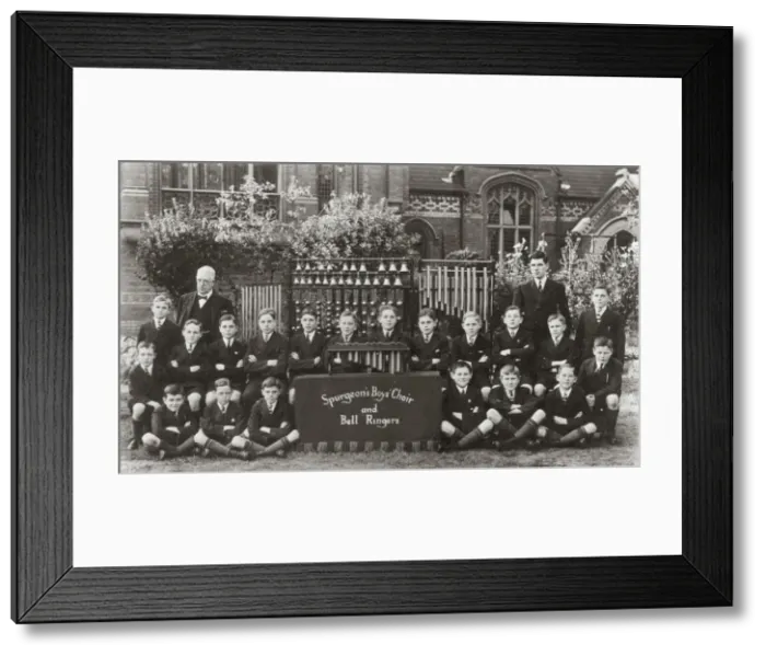 Framed Print : Spurgeons Orphanage, Stockwell - Choir & Bell-ringers Framed Print : Spurgeons Orphanage, Stockwell - Choir & Bell-ringers