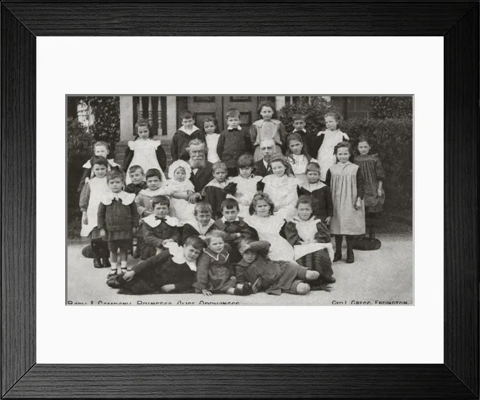 Framed Print : Princess Alice Orphanage, Sutton Coldfield - Group of Childr Framed Print : Princess Alice Orphanage, Sutton Coldfield - Group of Childr