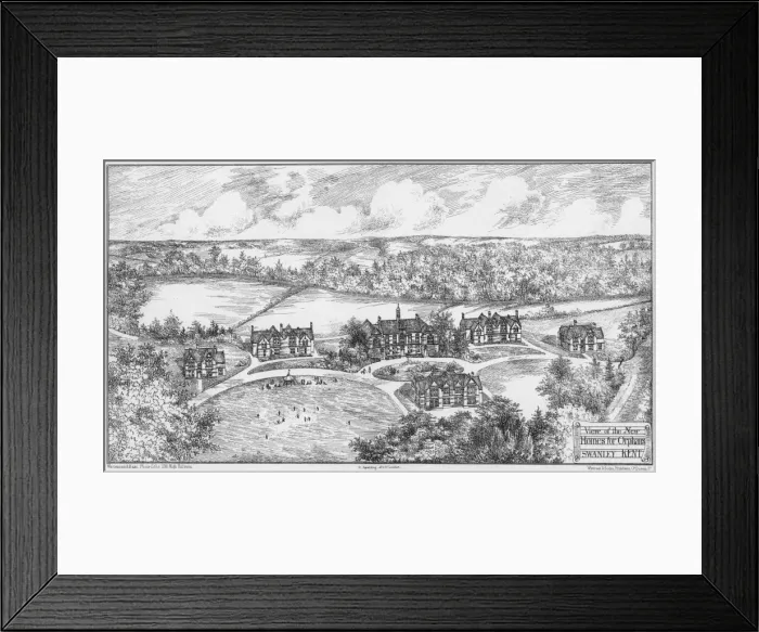 Framed Print : Orphan Homes, Swanley Framed Print : Orphan Homes, Swanley