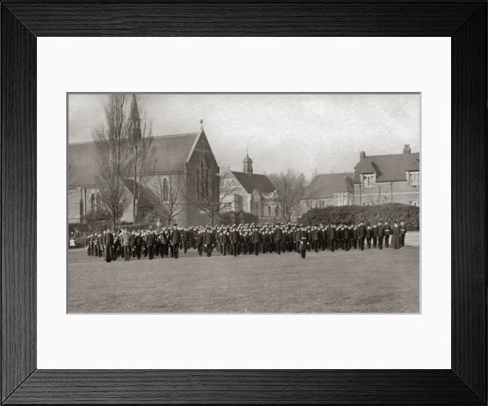 Framed Print : Gordon Boys Home, Woking - Drill Framed Print : Gordon Boys Home, Woking - Drill
