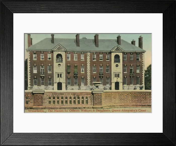 Framed Print : Homes for Officers Widows and Daughters, Wimbledon Framed Print : Homes for Officers Widows and Daughters, Wimbledon