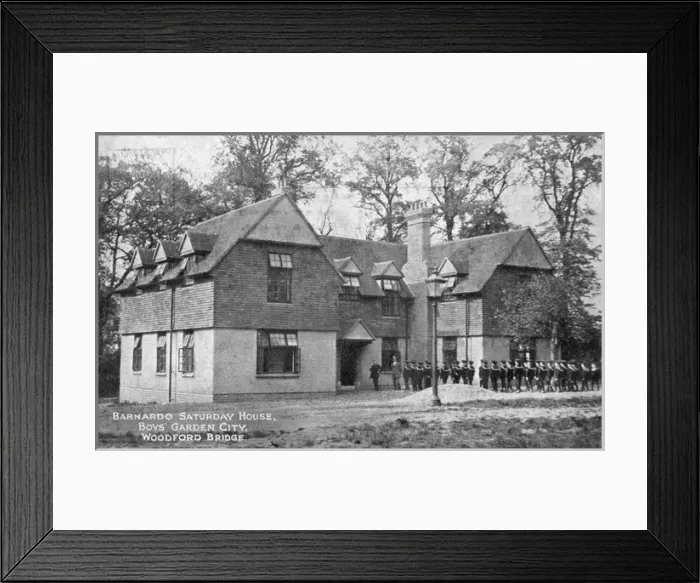 Framed Print : Barnardos Boys Garden City, Woodford Bridge - Saturday Hou Framed Print : Barnardos Boys Garden City, Woodford Bridge - Saturday Hou