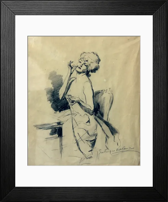 Framed Print : The Beauty Spot by Fortunino Matania Framed Print : The Beauty Spot by Fortunino Matania