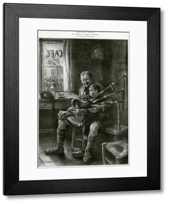 Framed Print : Blaw, Man! An incident in a billet in France, Arthur Garrat Framed Print : Blaw, Man! An incident in a billet in France, Arthur Garrat