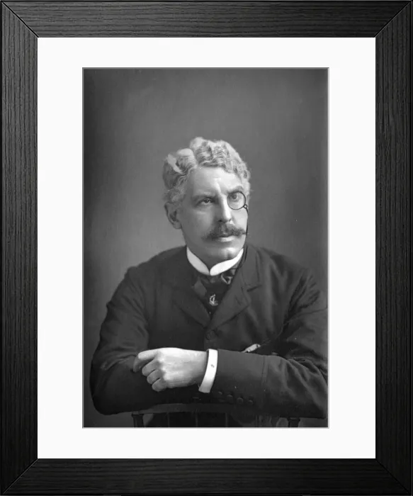 Framed Print : Sir Squire Bancroft - English actor-manager Framed Print : Sir Squire Bancroft - English actor-manager