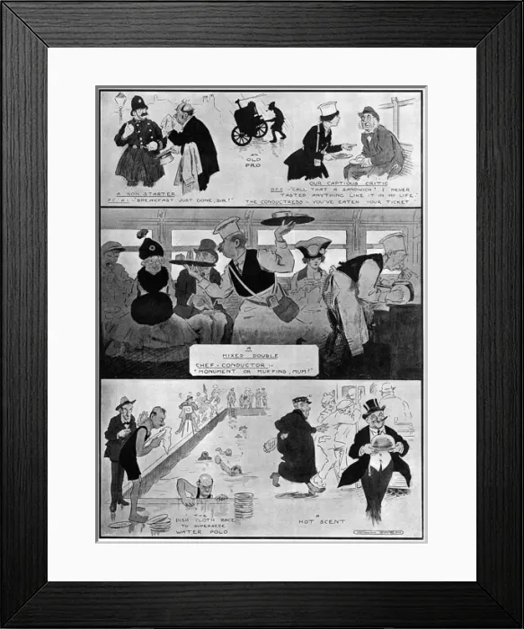 Framed Print : Communal Kitchens, WWI by Will Owen Framed Print : Communal Kitchens, WWI by Will Owen