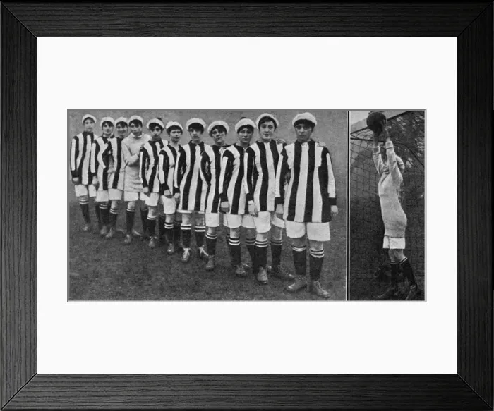 Framed Print : Unbeaten team of lady footballers, WWI Framed Print : Unbeaten team of lady footballers, WWI