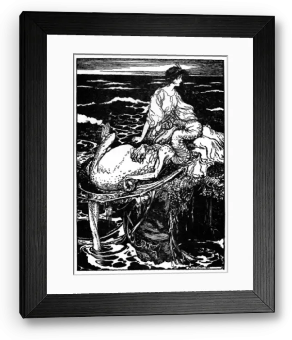Framed Print : Illustration, The Four Clever Brothers Framed Print : Illustration, The Four Clever Brothers