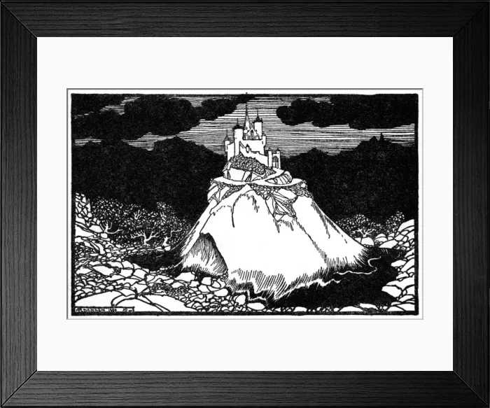 Framed Print : Illustration, The Raven Framed Print : Illustration, The Raven