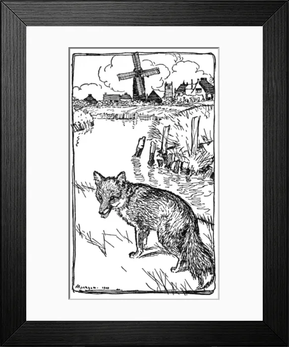 Framed Print : Illustration, The Marriage of Mrs Reynard Framed Print : Illustration, The Marriage of Mrs Reynard
