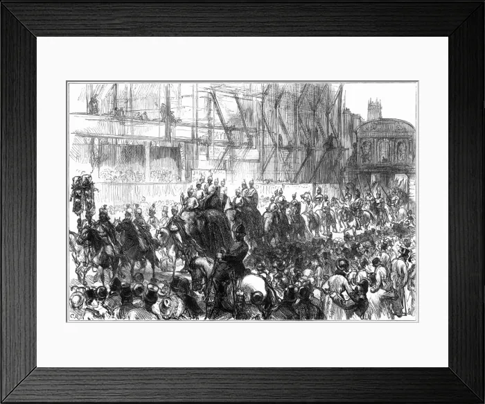 Framed Print : Elephants at The Lord Mayors Show, passing Temple Bar Framed Print : Elephants at The Lord Mayors Show, passing Temple Bar