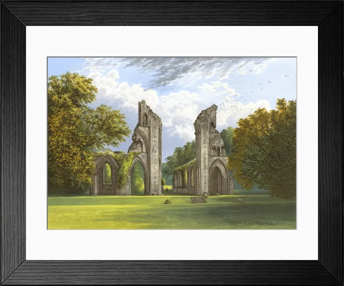 Framed Print : Glastonbury Abbey, Somerset Framed Print : Glastonbury Abbey, Somerset