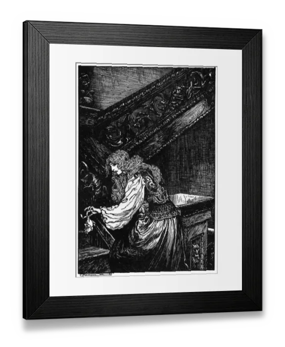 Framed Print : Illustration, The Frog Prince Framed Print : Illustration, The Frog Prince