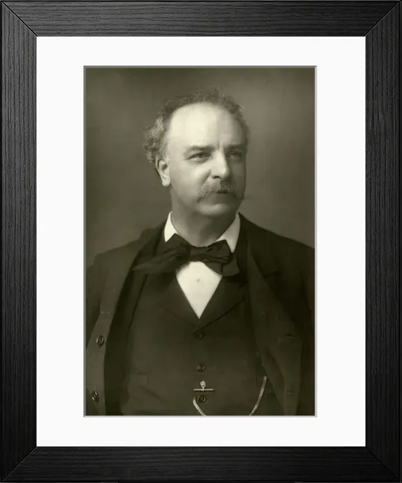 Framed Print : Sir Charles Santley - English opera and oratorio singer Framed Print : Sir Charles Santley - English opera and oratorio singer