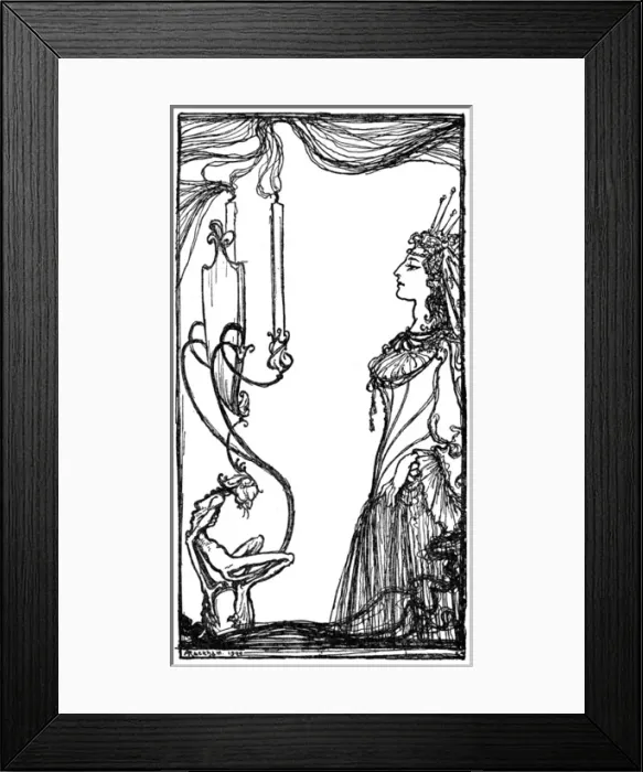 Framed Print : Illustration, Snowdrop Framed Print : Illustration, Snowdrop