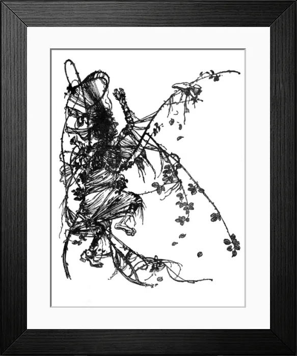 Framed Print : Illustration, Sweetheart Roland Framed Print : Illustration, Sweetheart Roland
