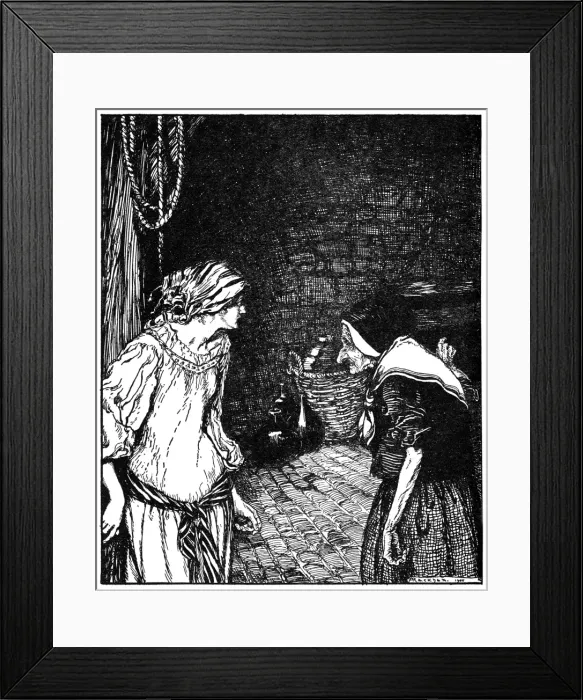 Framed Print : Illustration, The Robber Bridegroom Framed Print : Illustration, The Robber Bridegroom